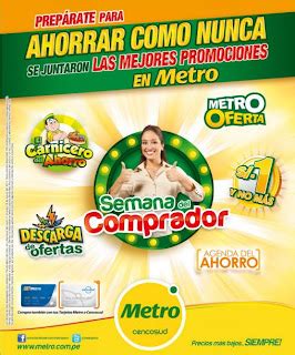 Promociones de metro - Ofertas de Tiendas Metro en Colombia, que tiene descuentos especiales en todo lo relacionado a los asados, por lo que es posible encontrar carnes y licores con descuentos de hasta el 30%. Válido hasta el 19 de junio de 2023. Dia de Cyber Ahorro Metro.